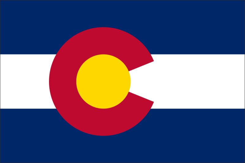 Živicová magnetka - vlajka Colorado - obrazek 2