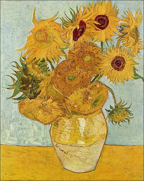 Van Gogh - Słoneczniki – Magnes żywiczny - obrazek 2