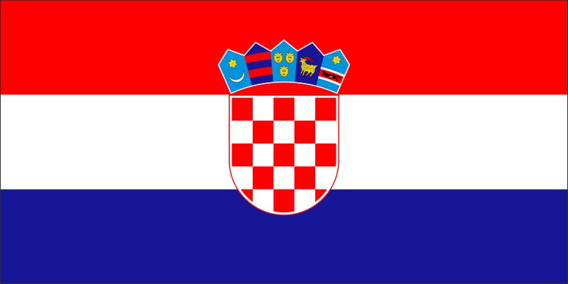 Živicová magnetka - vlajka Chorvátsko - obrazek 2