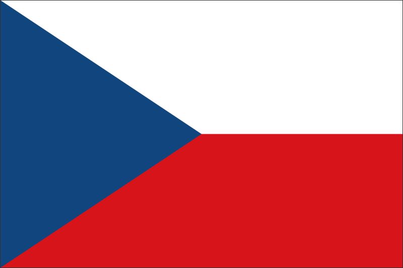 Živicová magnetka - vlajka Česko - obrazek 2