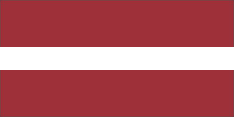 Łotwa – Flaga – Magnes żywiczny - obrazek 2