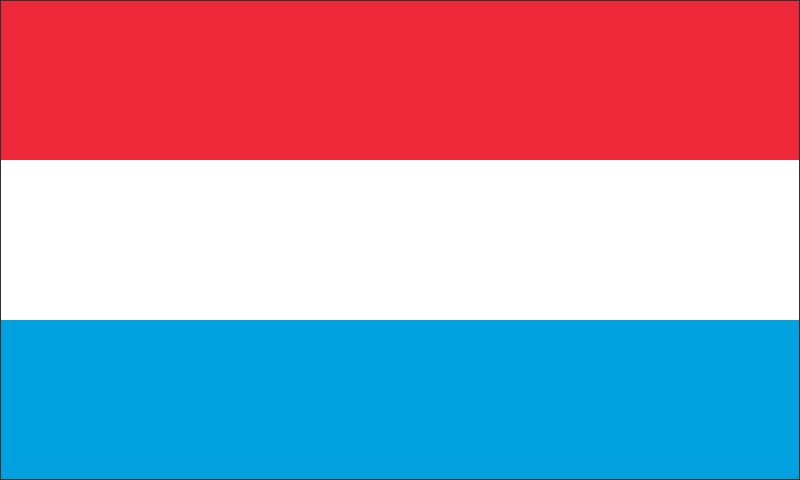 Luksemburg – Flaga – Magnes żywiczny - obrazek 2