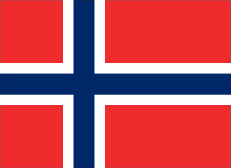 Norwegia – Flaga – Magnes żywiczny - obrazek 2
