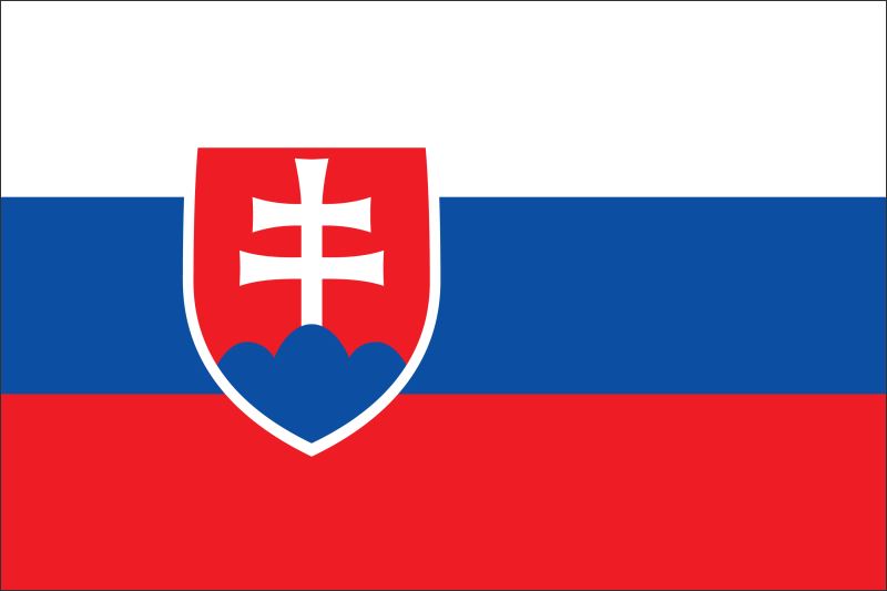 Słowacja – Flaga – Magnes żywiczny - obrazek 2