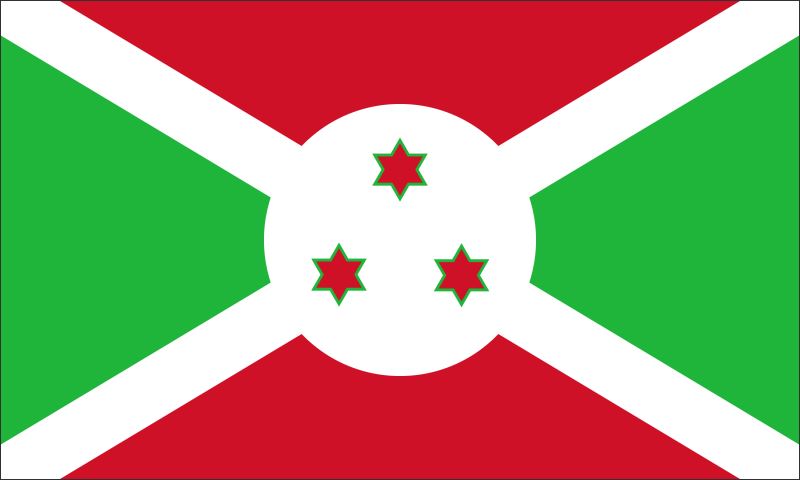 Živicová magnetka - vlajka Burundi - obrazek 2
