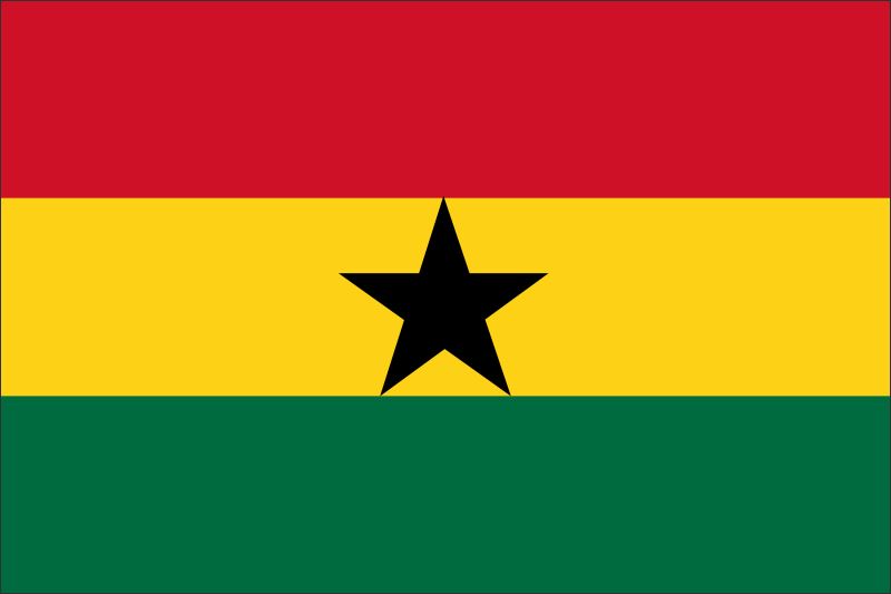 Ghana – Flaga – Magnes żywiczny - obrazek 2