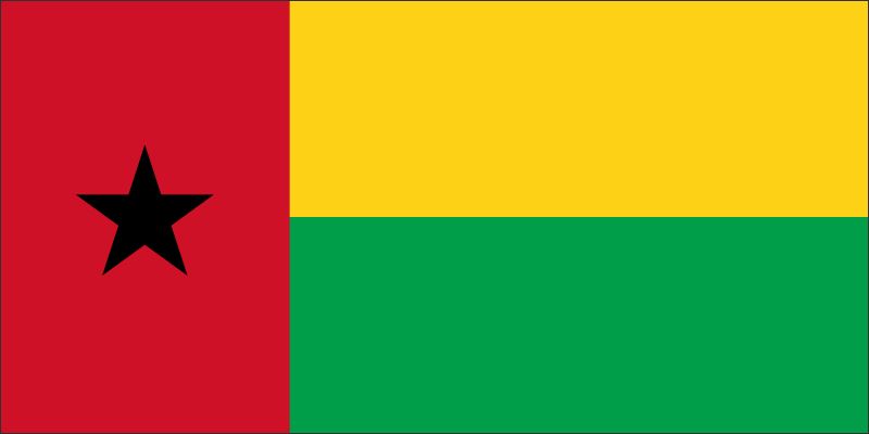 Živicová magnetka - vlajka Guinea-Bissau - obrazek 2
