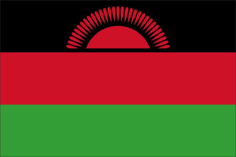 Malawi – Flaga – Magnes żywiczny - obrazek 2