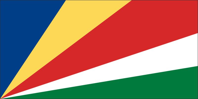 Seszele – Flaga – Magnes żywiczny - obrazek 2