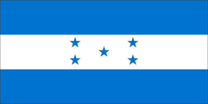 Honduras – Flaga – Magnes żywiczny - obrazek 2
