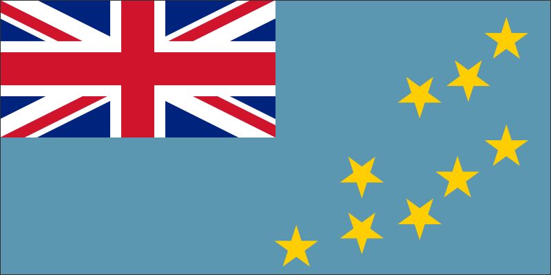 Tuvalu – Flaga – Magnes żywiczny - obrazek 2