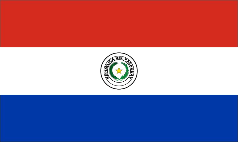 Paragwaj – Flaga – Magnes żywiczny - obrazek 2