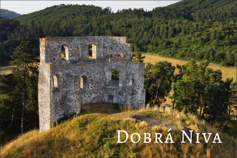 Živicová magnetka - Hrad Dobrá Niva - obrazek 2