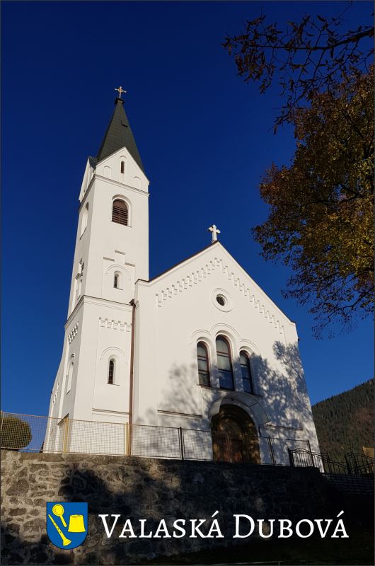 Živicová magnetka - Valaská Dubová - kostol - obrazek 2