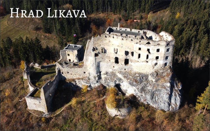 Živicová magnetka - Hrad Likava III. - obrazek 2