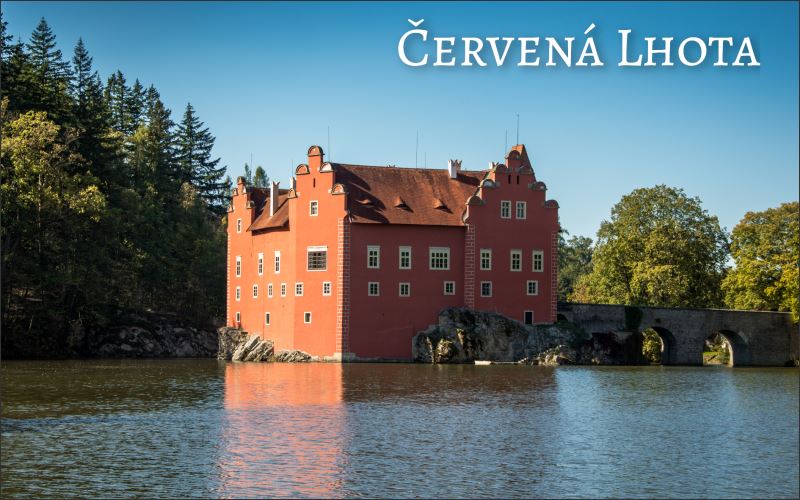 Živicová magnetka - Zámok Červená Lhota - obrazek 2