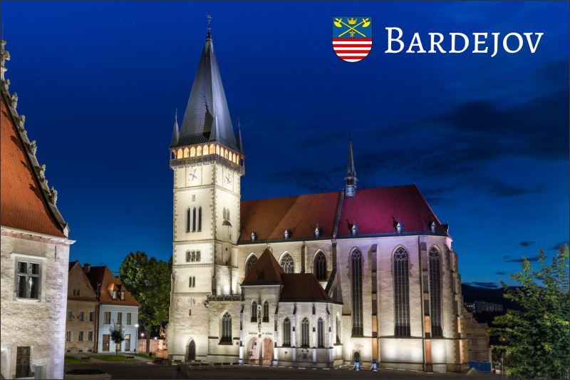 Živicová magnetka - Bardejov - Bazilika svätého Egídia - obrazek 2