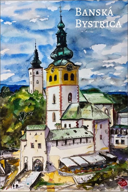 Bańska Bystrzyca - Malarstwo - Barbakan – Magnes żywiczny - obrazek 2