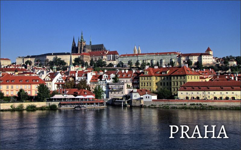 Praga - Zamek Praski – Magnes żywiczny - obrazek 2
