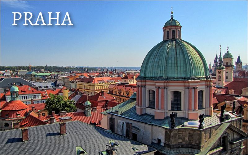 Živicová magnetka - Praha - Kostol svätého Františka z Assisi - obrazek 2