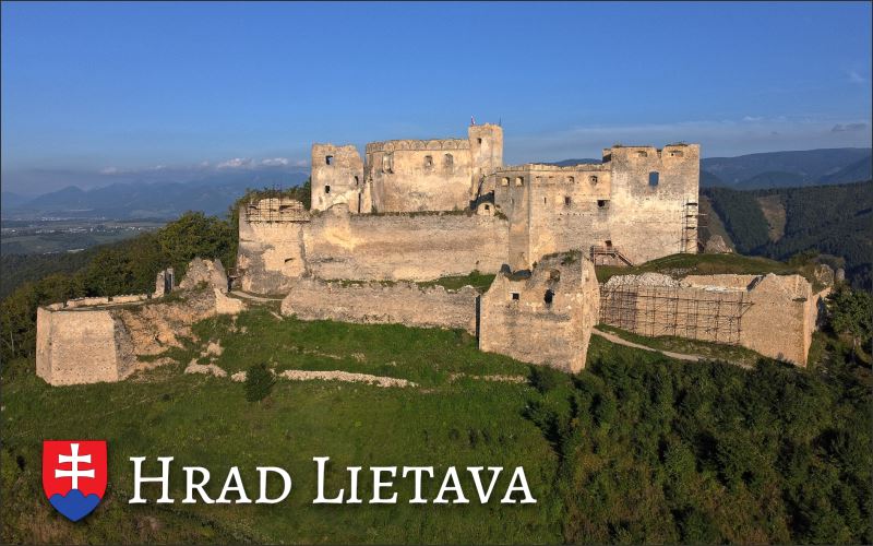Živicová magnetka - Hrad Lietava I. - obrazek 2