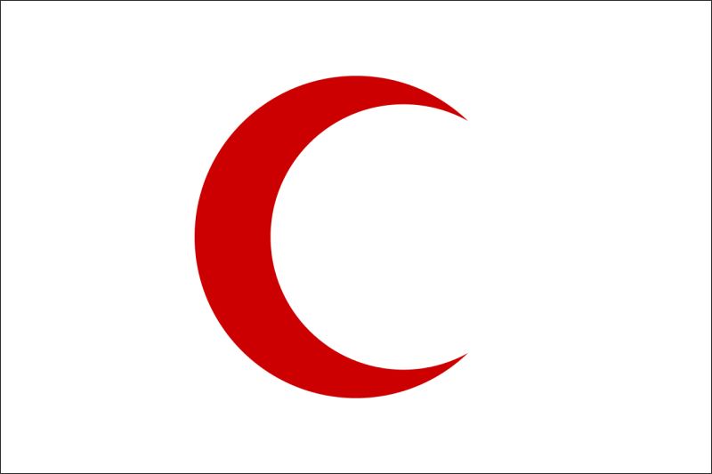 Živicová magnetka - vlajka Červený polmesiac - obrazek 2