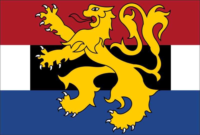 Živicová magnetka - vlajka Benelux - obrazek 2