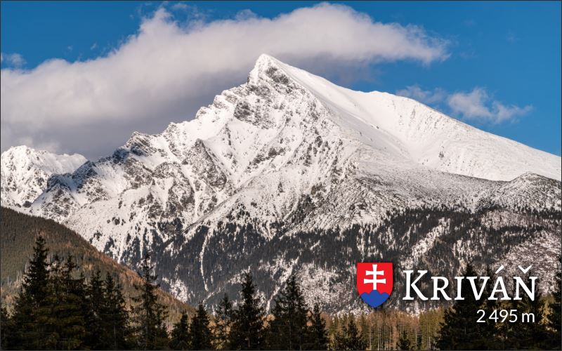 Wysokie Tatry – Krywań – Magnes żywiczny - obrazek 2