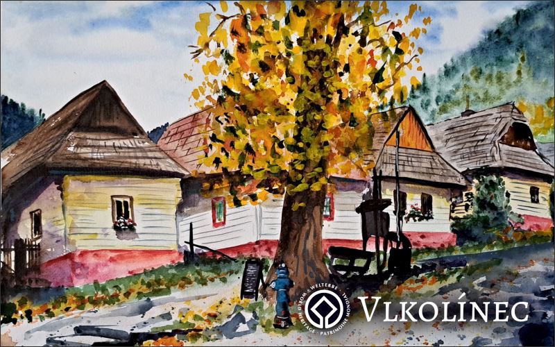 Vlkolínec – malarstwo – Magnes żywiczny - obrazek 2
