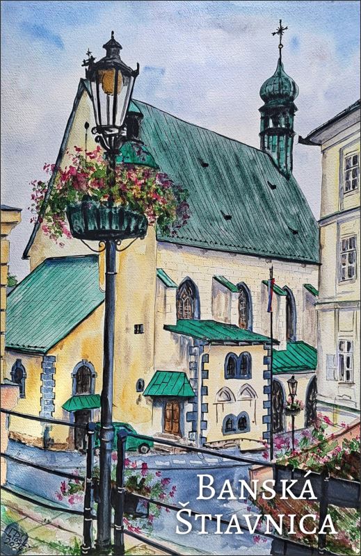 Bańska Szczawnica – Kościół św. Katarzyna II. – Magnes żywiczny - obrazek 2