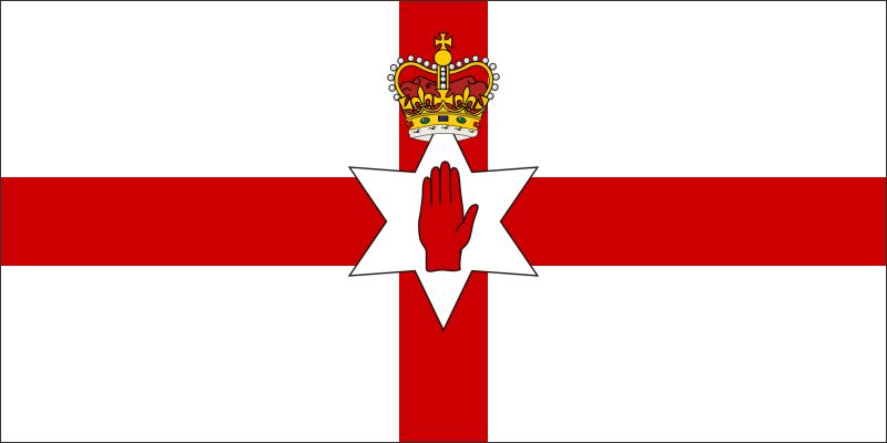 Irlandia Północna – Flaga – Magnes żywiczny - obrazek 2