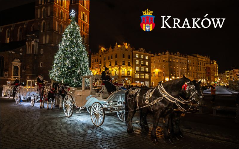 Kraków - Boże Narodzenie – Magnes żywiczny - obrazek 2