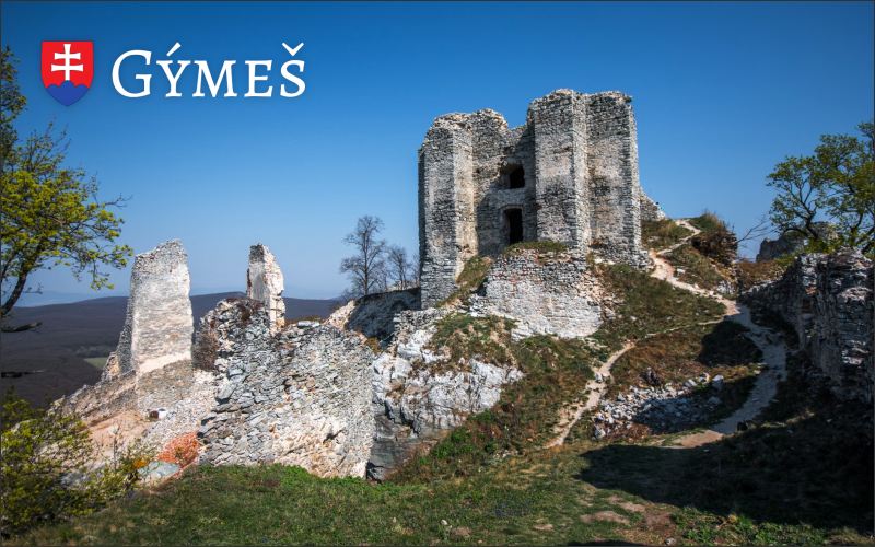 Živicová magnetka - Hrad Gýmeš - obrazek 2