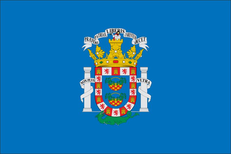Melilla – Flaga – Magnes żywiczny - obrazek 2