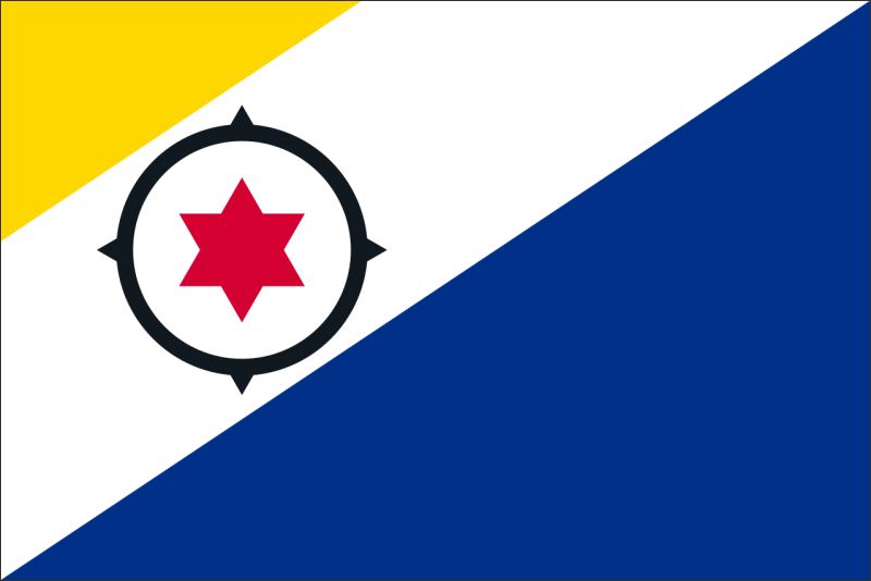 Bonaire – Flaga – Magnes żywiczny - obrazek 2