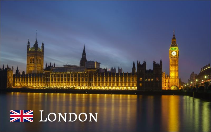 London - Westminster-Palast, Big Ben – Magnes żywiczny - obrazek 2