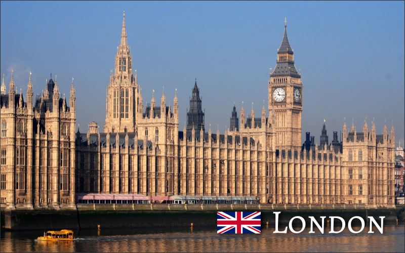 London - Westminster-Palast, Big Ben – Magnes żywiczny - obrazek 2