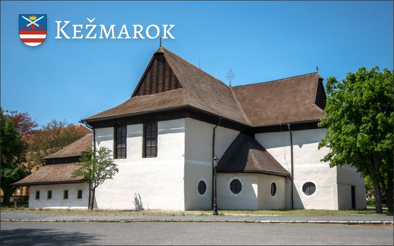 Kežmarok - Kościół Najświętszej Trójcy II. – Magnes żywiczny - obrazek 2