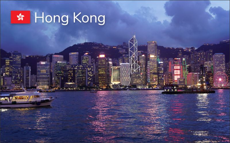 Hongkong - port – Magnes żywiczny - obrazek 2