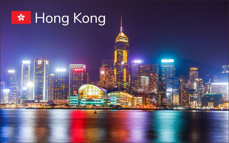 Hongkong - panorama – Magnes żywiczny - obrazek 2