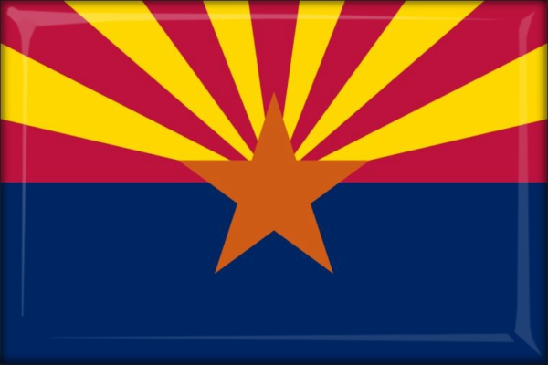 Arizona – Flaga – Magnes żywiczny