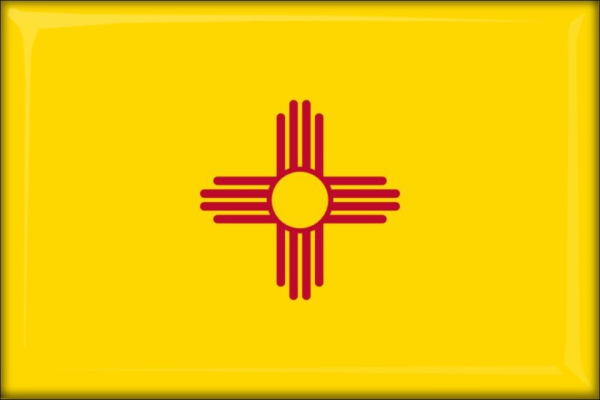 New Mexico – Flaga – Magnes żywiczny
