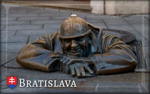Bratysława - Mężczyzna w pracy – Magnes żywiczny