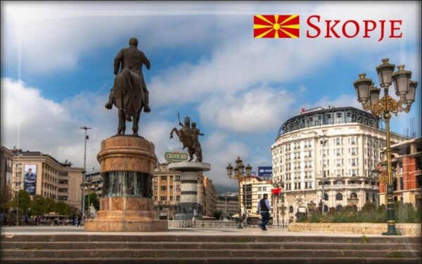 Živicová magnetka - Skopje centrum