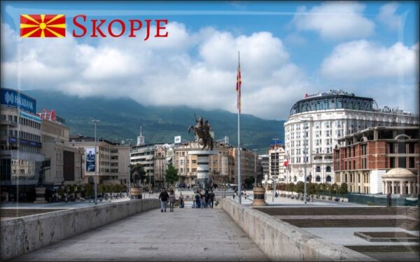 Živicová magnetka - Skopje centrum II