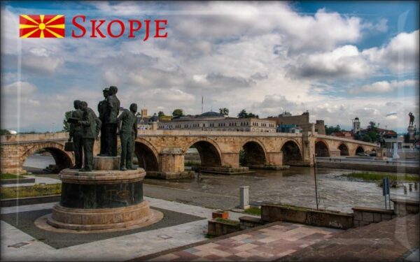 Živicová magnetka - Skopje most II