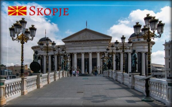 Živicová magnetka - Skopje - Archeologické múzeum