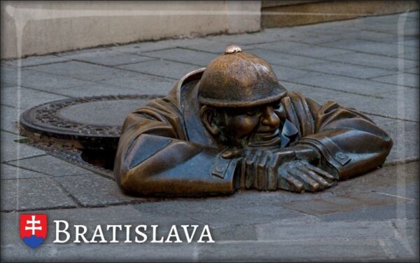 Bratysława - Mężczyzna w pracy II. – Magnes żywiczny