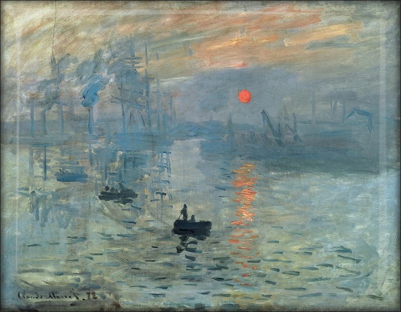 Živicová magnetka - Monet - Svitanie