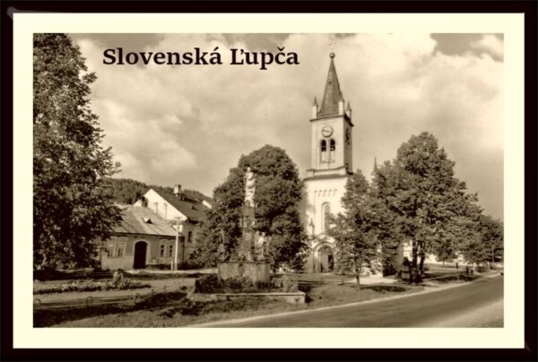 Slovenská Ľupča - Kościół ewangelicki – Magnes żywiczny